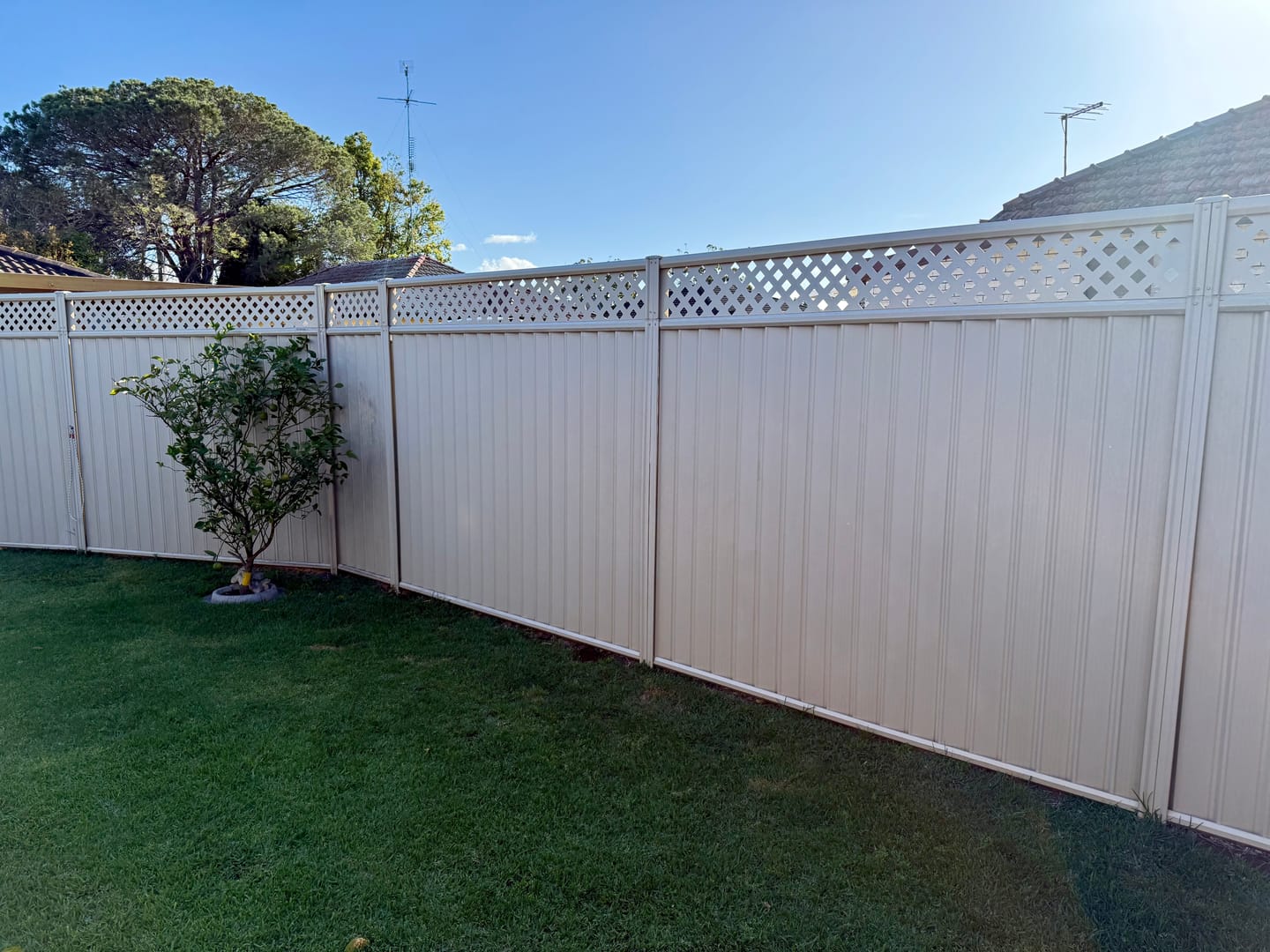 Customer photo review of Fence extensions for Colorbond fences (Standard Fence Extension Kit)