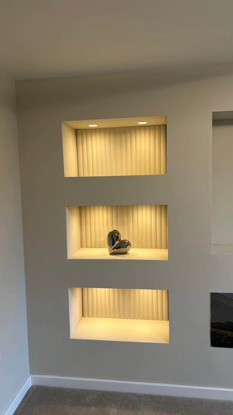 Customer photo review of Ribbed Wall Panels