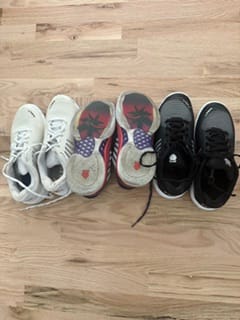 Customer photo review of 96613-085-M | HYPERCOURT EXPRESS 2 | BLACK/WHITE/SILVER