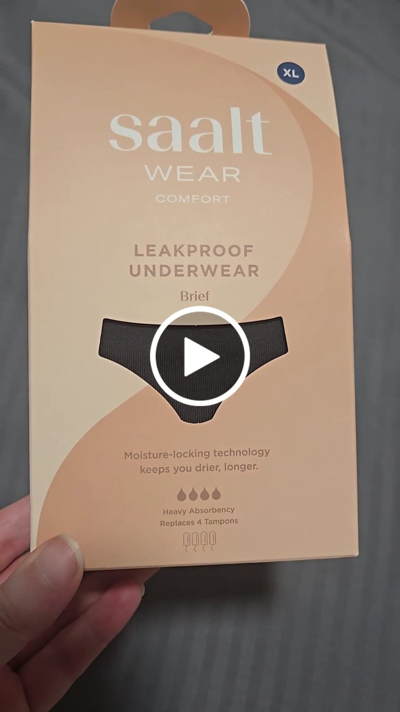 Customer video review of Leakproof Comfort Brief
