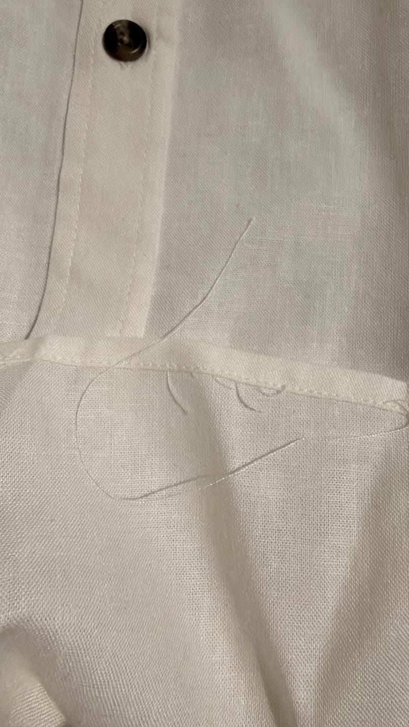 Customer photo review of Camisa Solid Blanca