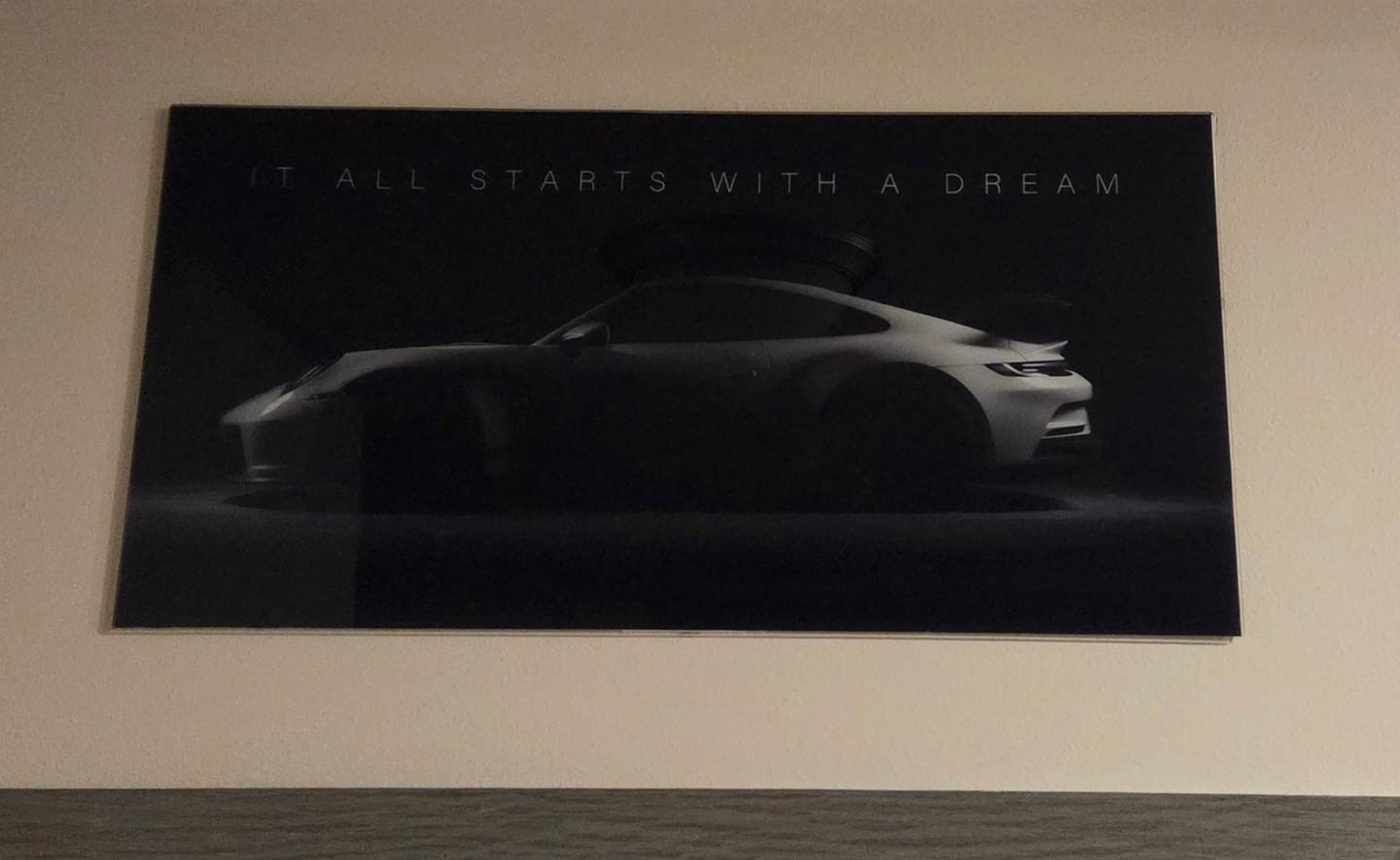 Customer photo review of It All Starts With A Dream - Porsche