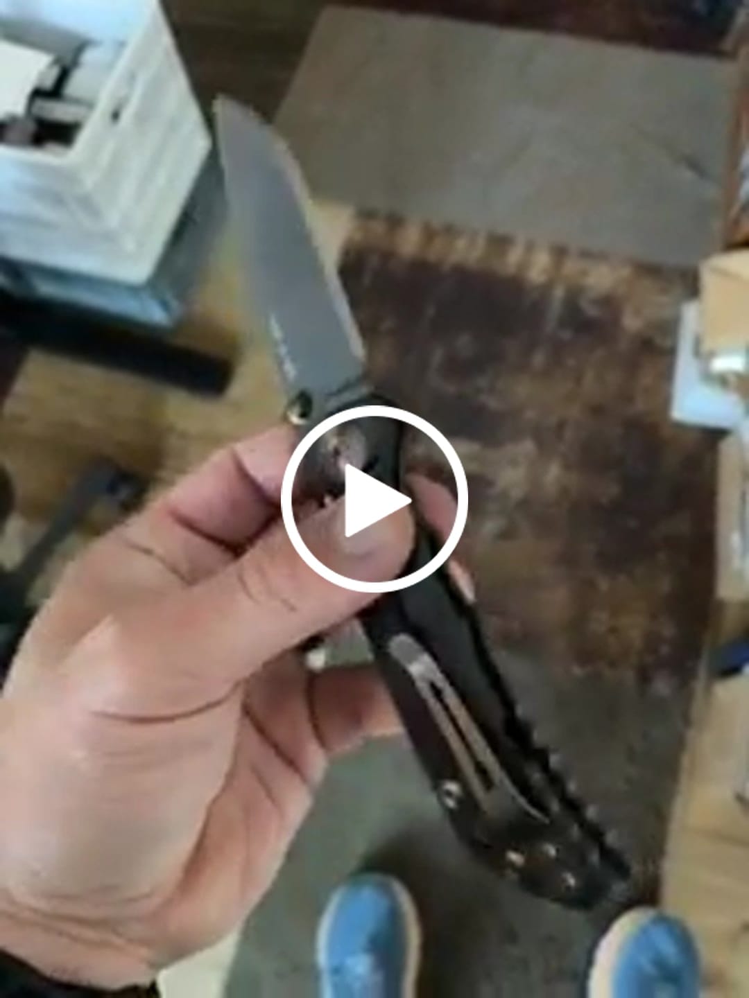 Customer video review of Spartan Blades Harsey Folder SHF - Black PVD Titanium, Bronze Hardware, MagnaCut - Made in USA (SF5BK)