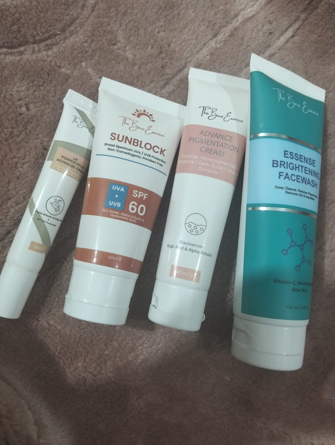 Customer photo review of All Glow Pigmentation Bundle