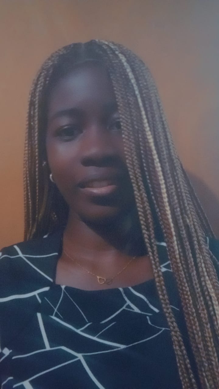 Customer photo review of "Kimmy" HD Full Lace Medium Knotless Box Braided Wig - 27/30/613 Highlights
