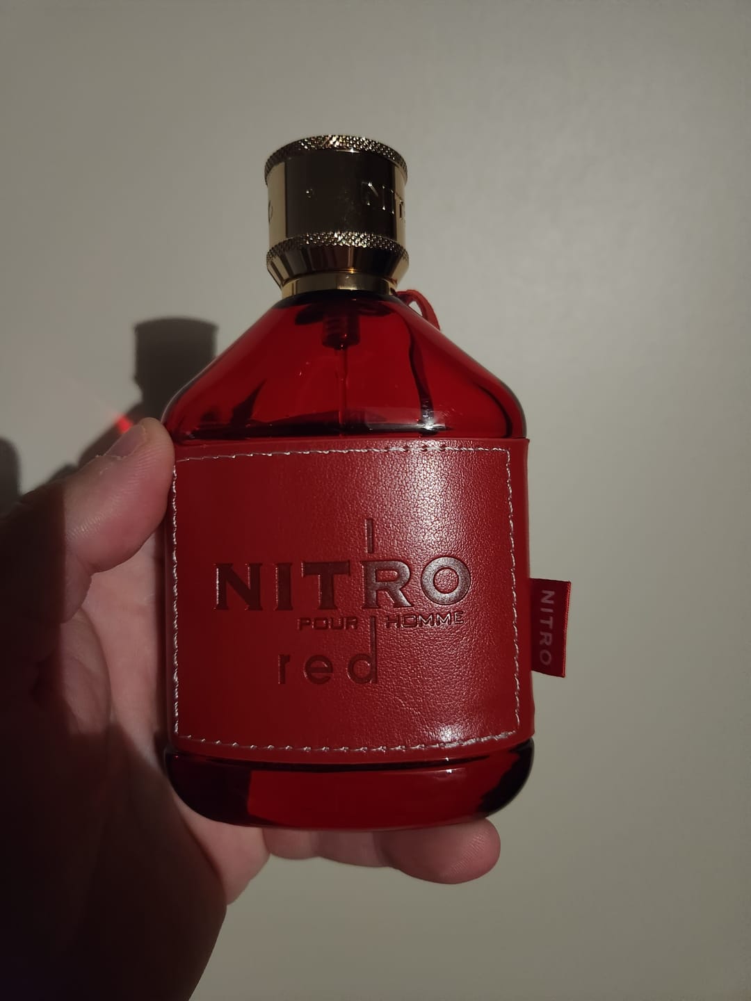 Customer photo review of Dumont Nitro Red Eau De Parfum for Men 3.4 oz
