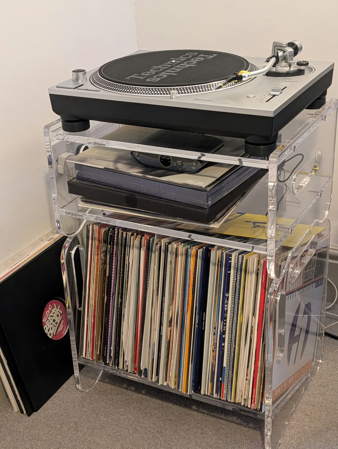 Customer photo review of PRISMA 140T - Acrylic Hi-Fi Shelf (CRYSTAL)