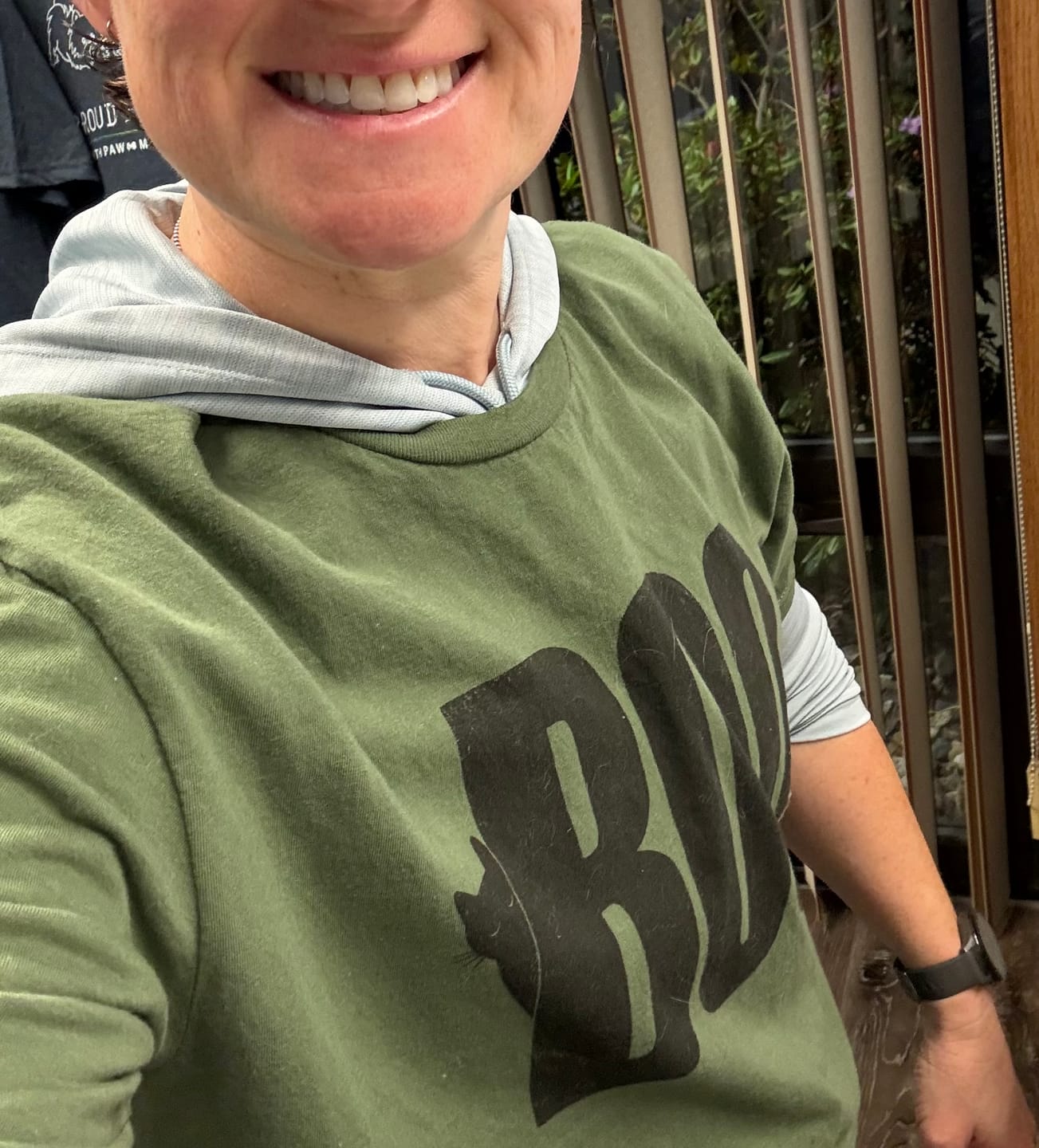 Customer photo review of Boo Peek Tee