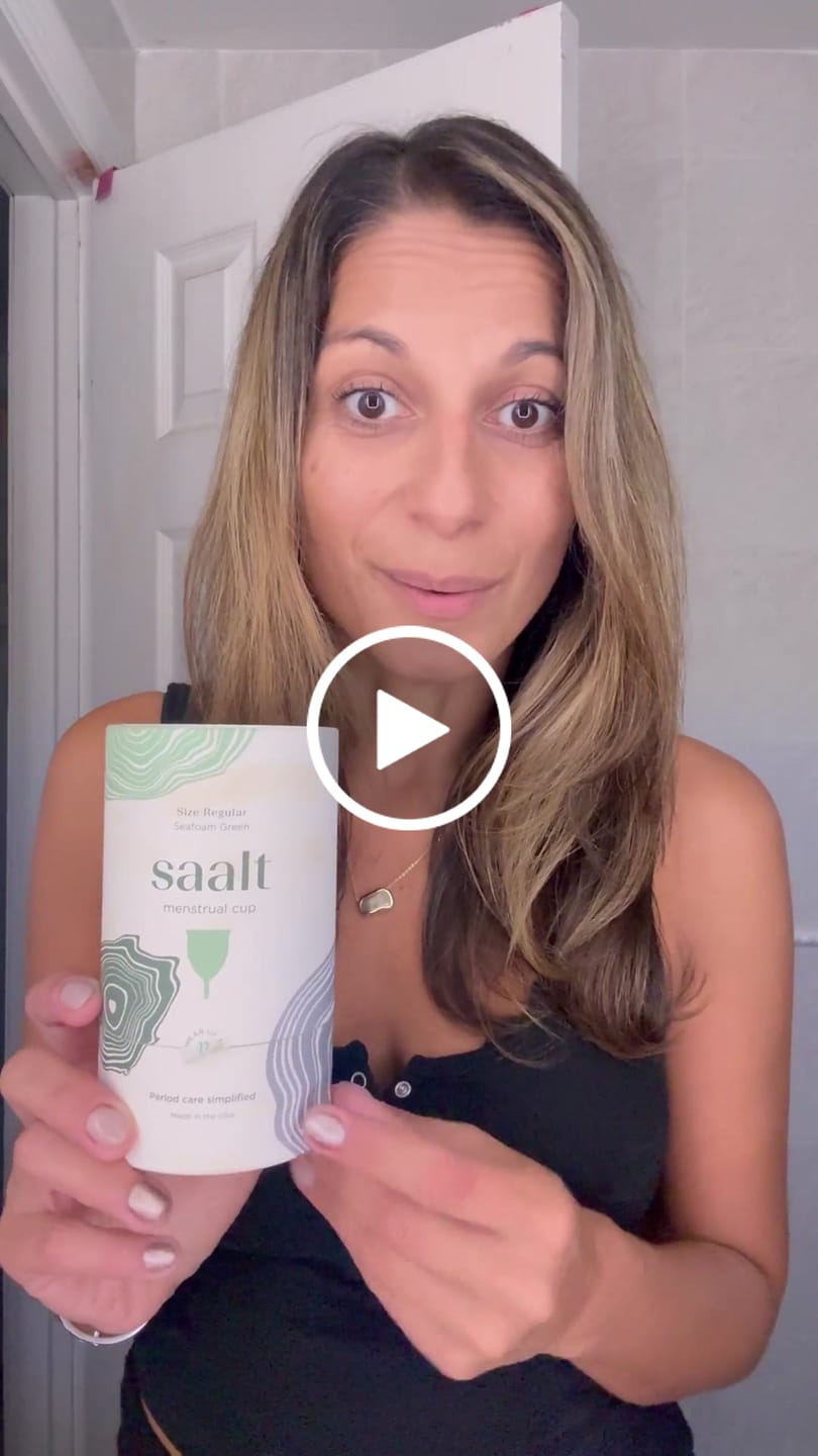 Customer video review of Saalt Cup