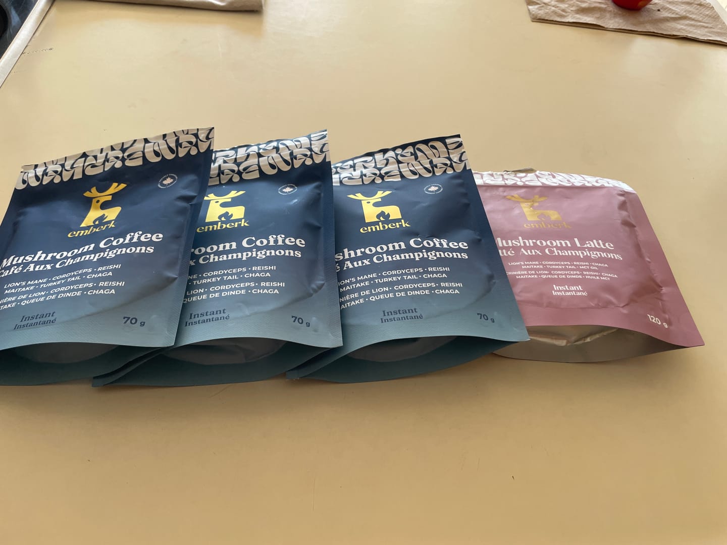 Customer photo review of Mushroom Coffee
