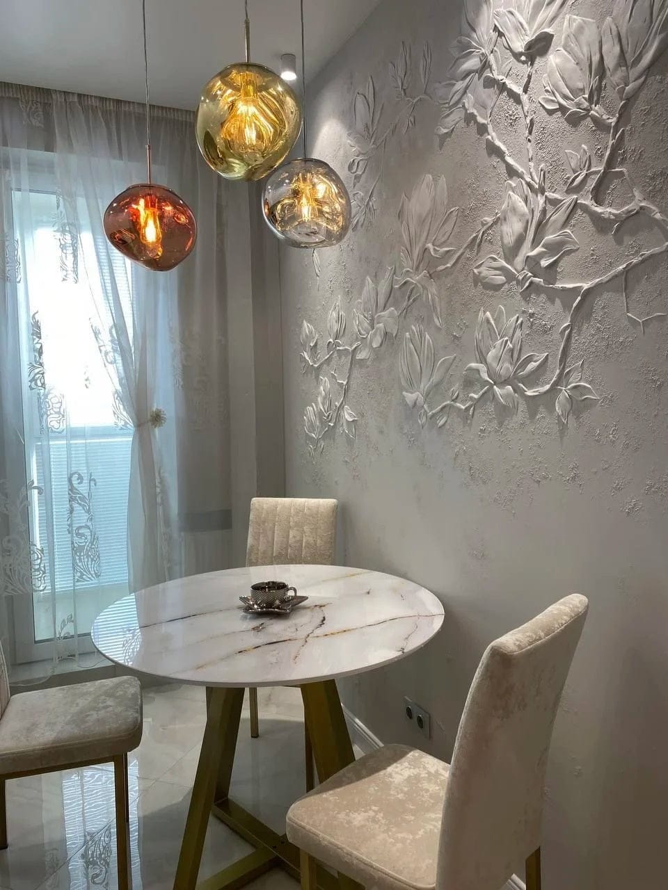 Customer photo review of Tambora Lava Pendant Light, Bulb Version