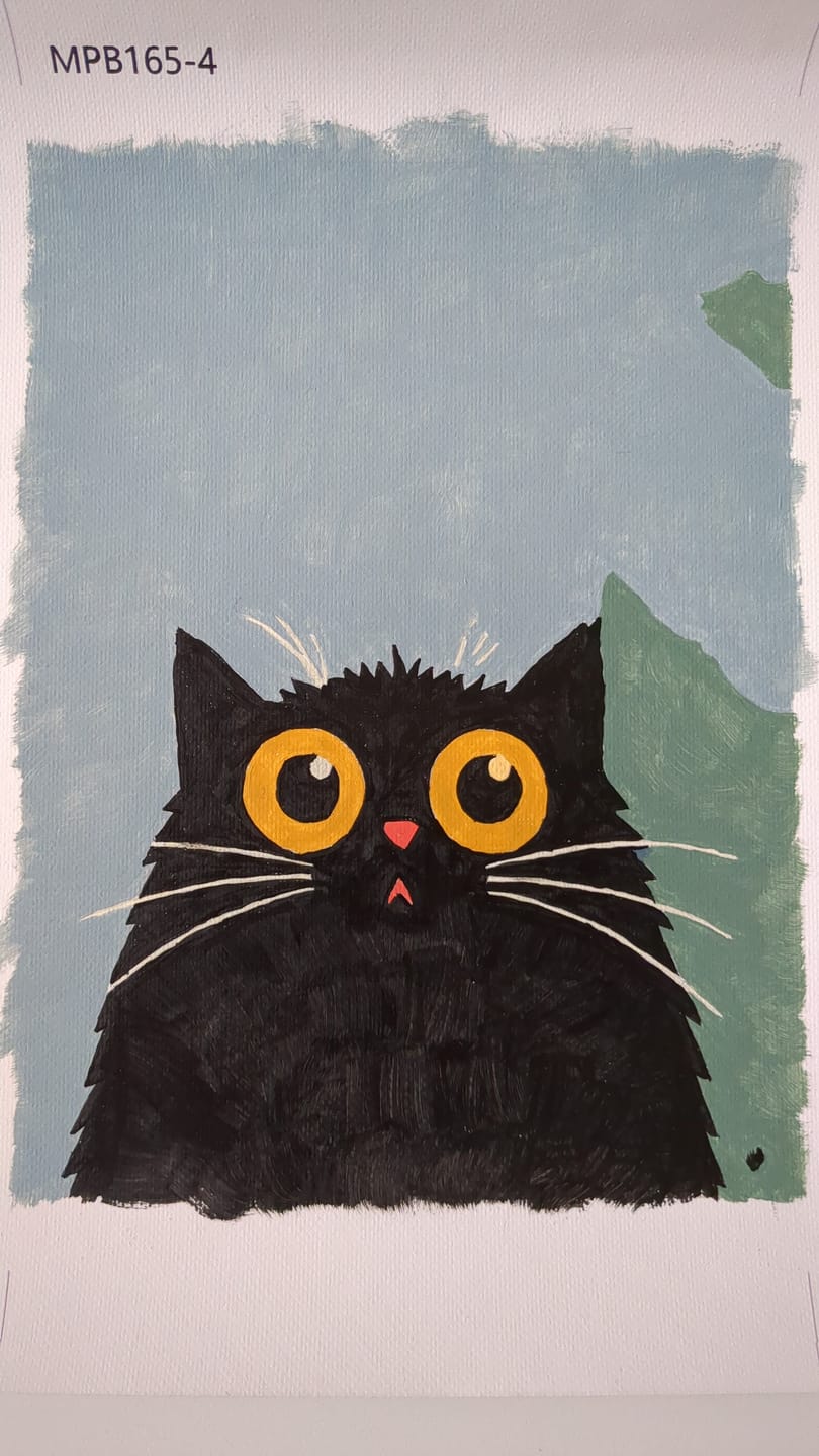 Customer photo review of Surprise Painting | Paint by Numbers