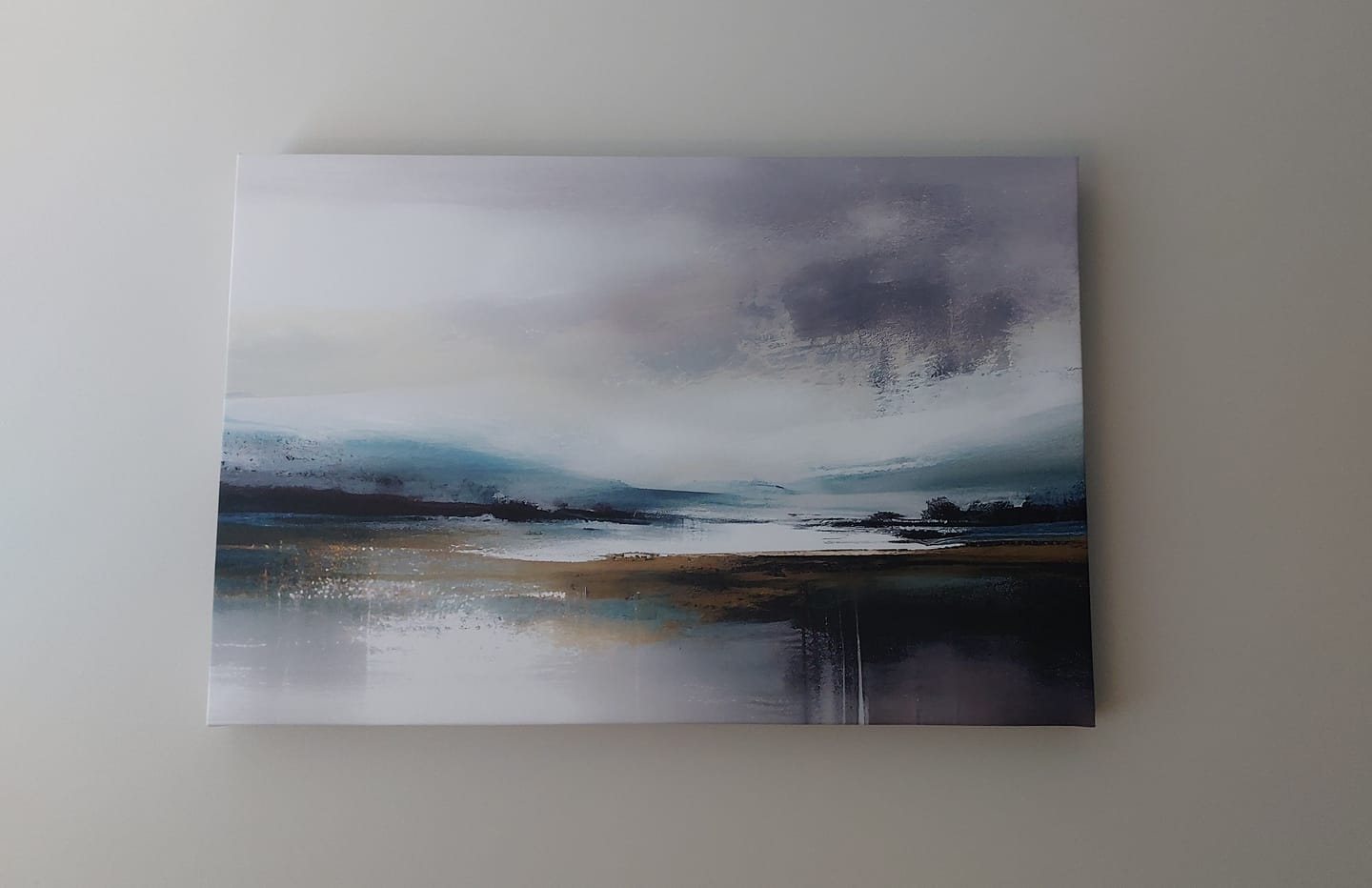 Customer photo review of Nordic Landscape Canvas Print