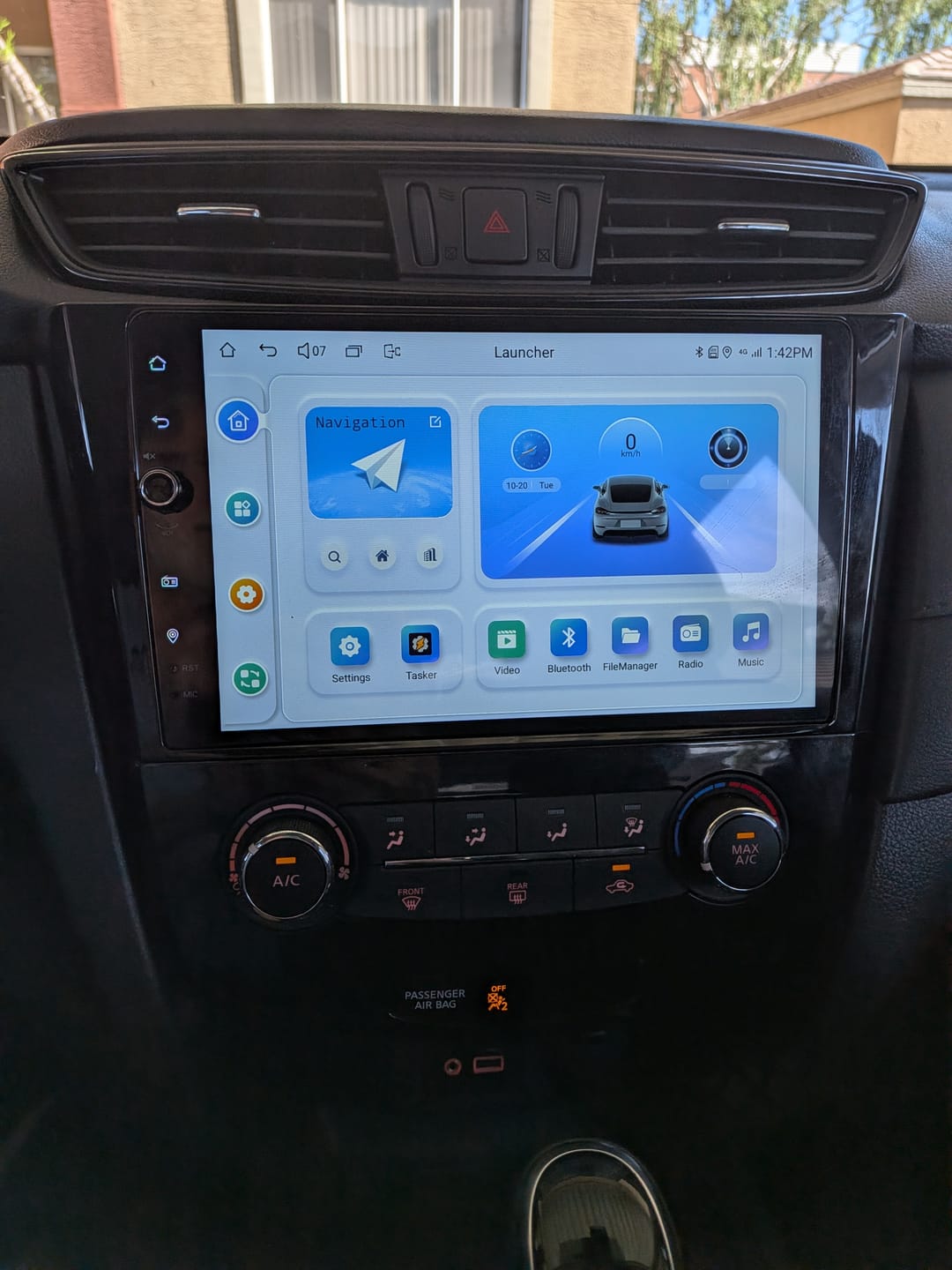Customer photo review of Nissan Rogue 2014-2023 — Premium 10.1” CarPlay & Android Auto Head Unit