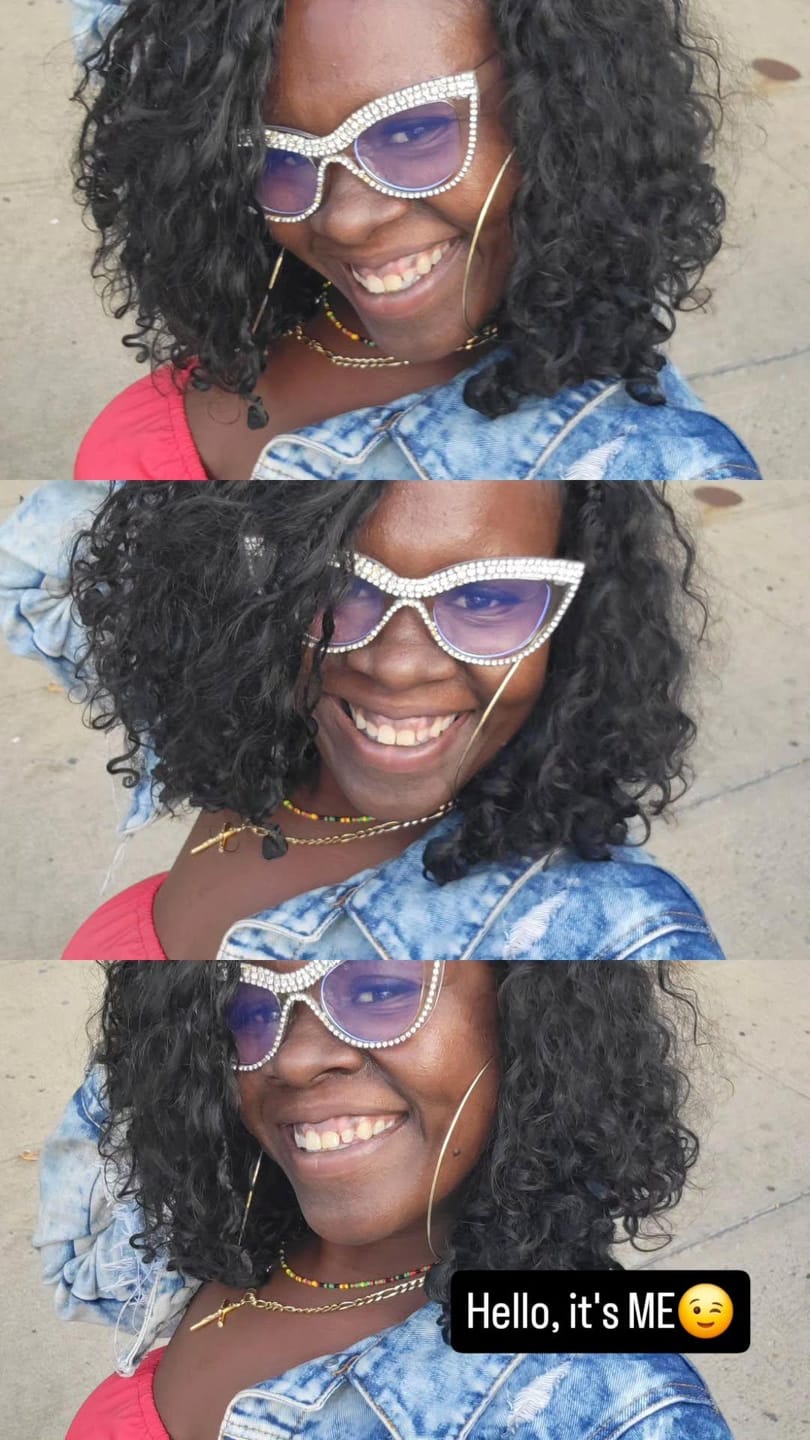 Customer photo review of Deep Wave Bulk Hair Extensions for Braiding