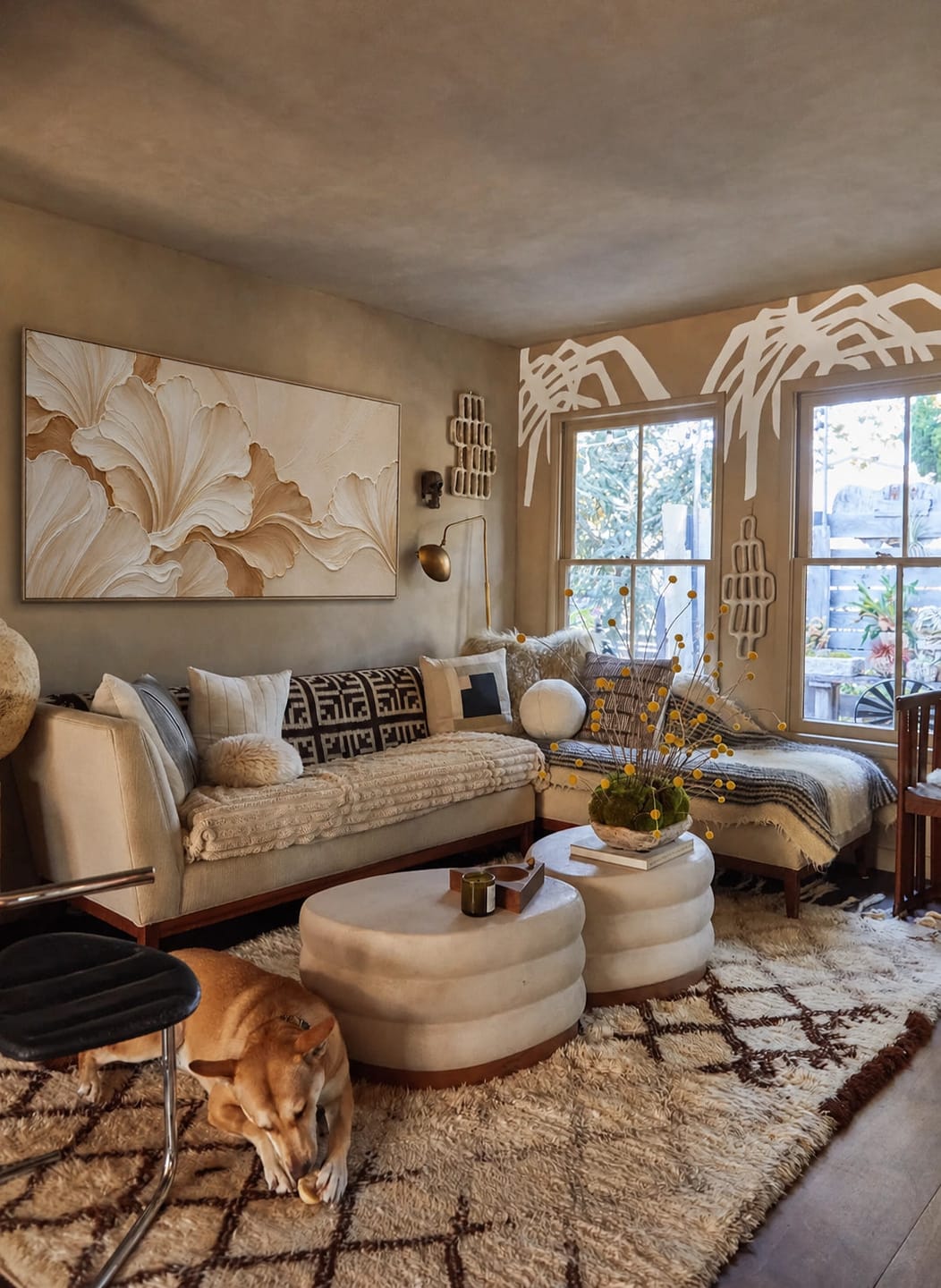 Customer photo review of Textured & Impasto Art | Sculpted Bloom Horizon