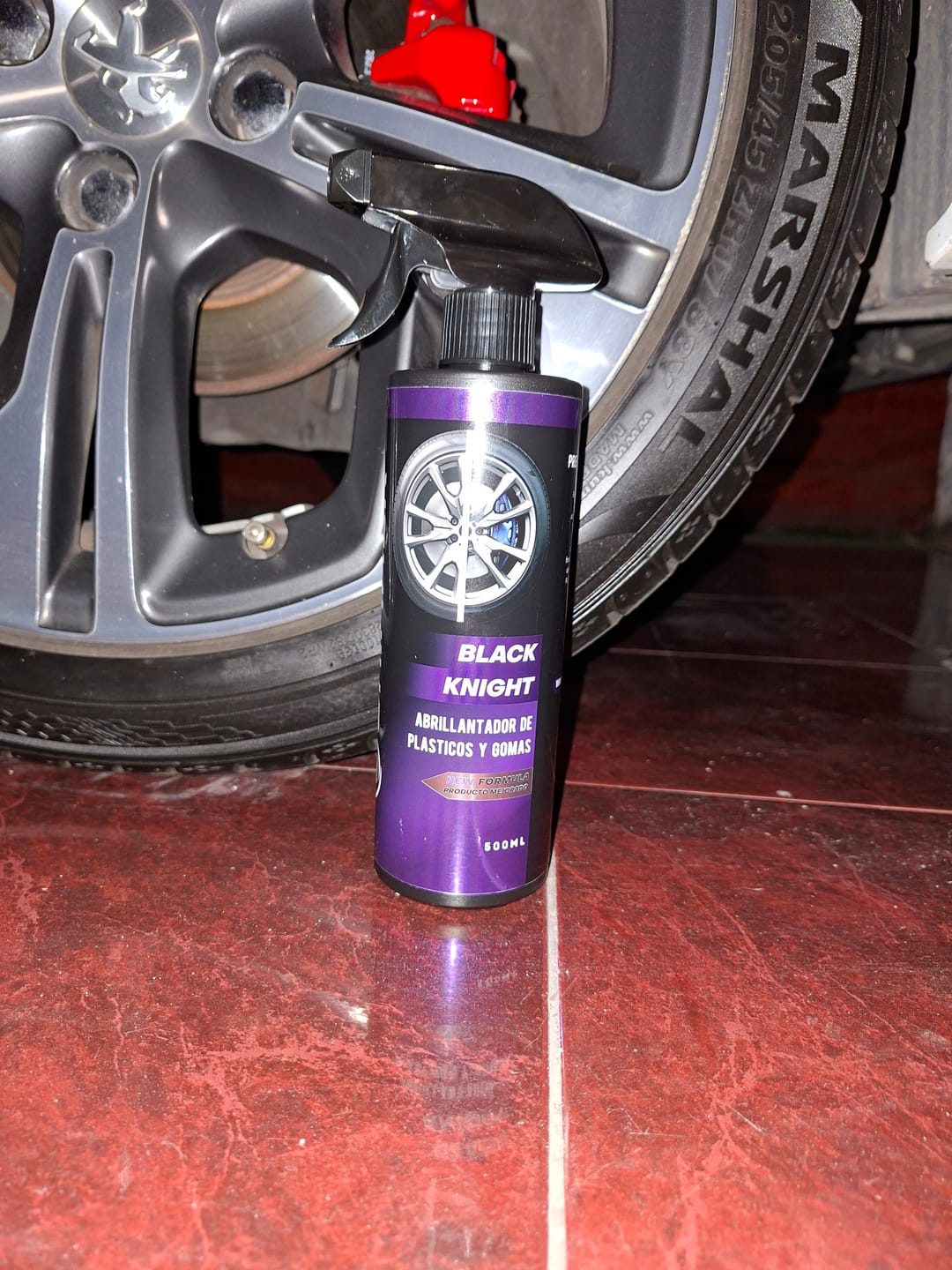Customer photo review of BLACK KNIGHT - Abrillantador de Plásticos y Gomas