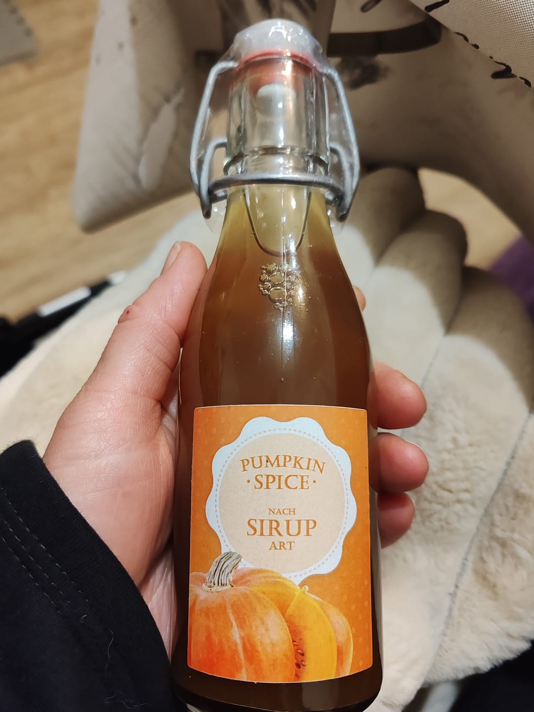 Customer photo review of Pumpkin Spice Sirup - süßes Herbstaroma vom Hof