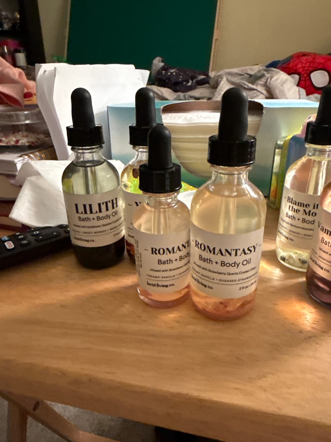 Customer photo review of Romantasy Bath & Body Oil
