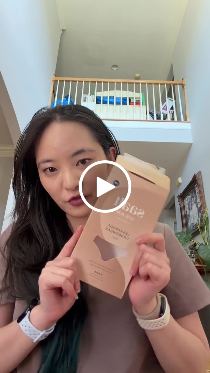 Customer video review of Leakproof Comfort Brief