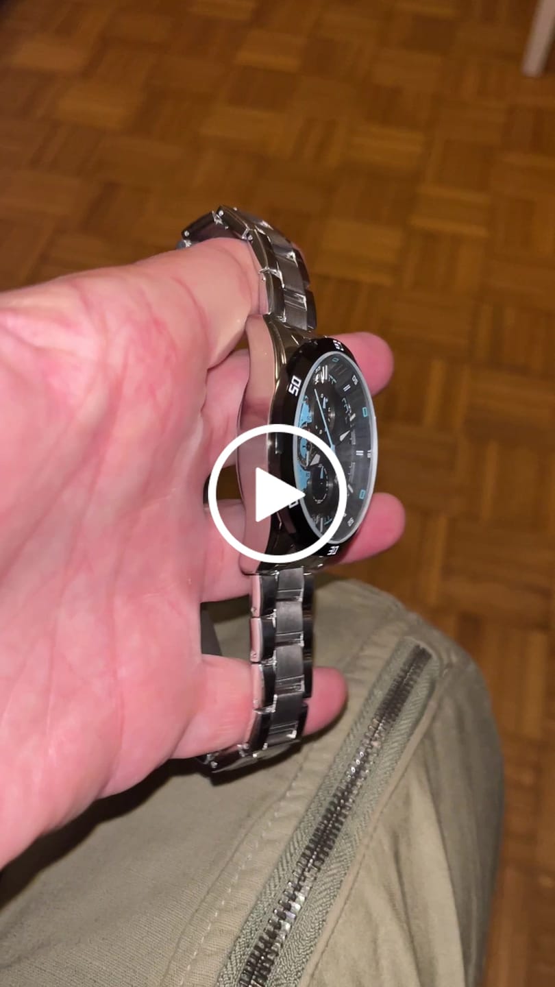 Customer video review of Curren Madrid® orologio uomo acciaio