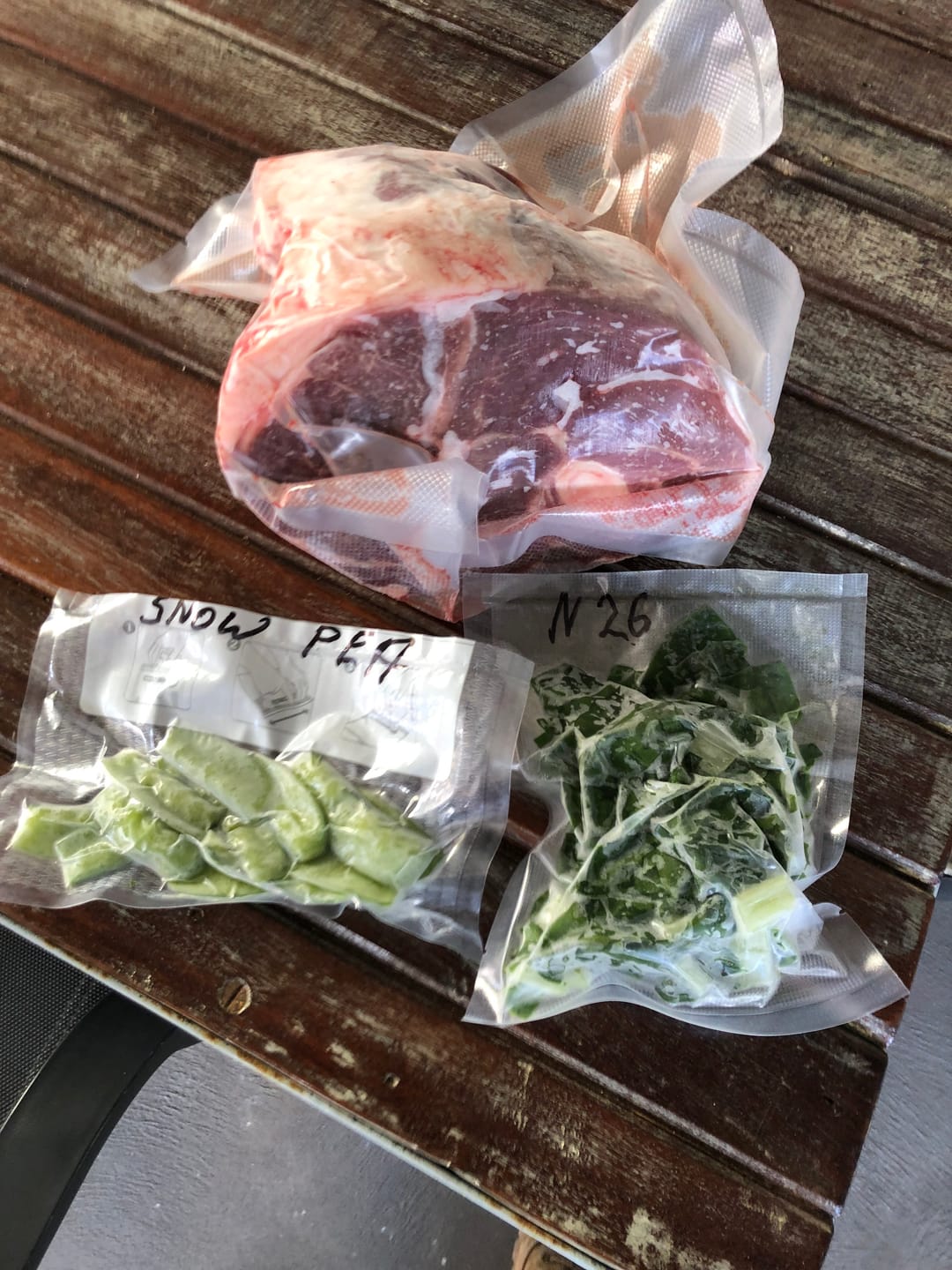 Customer photo review of Food Vacuum Sealer Bags