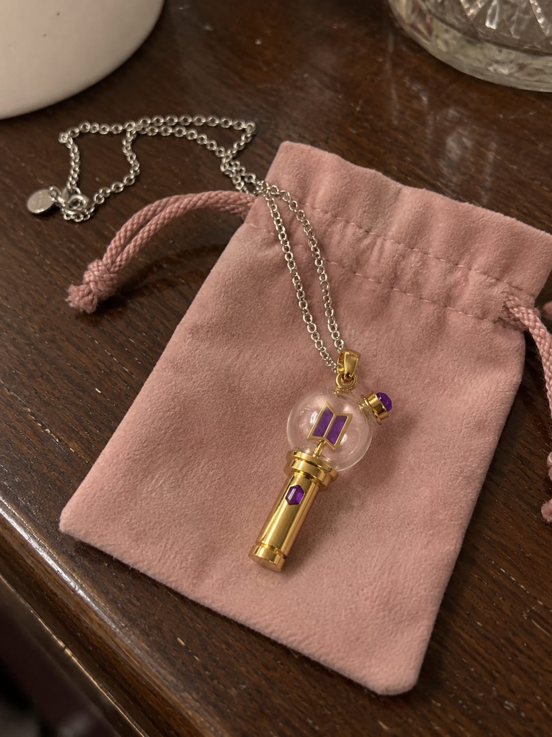 Customer photo review of Collar PurpleHeart© lightstick