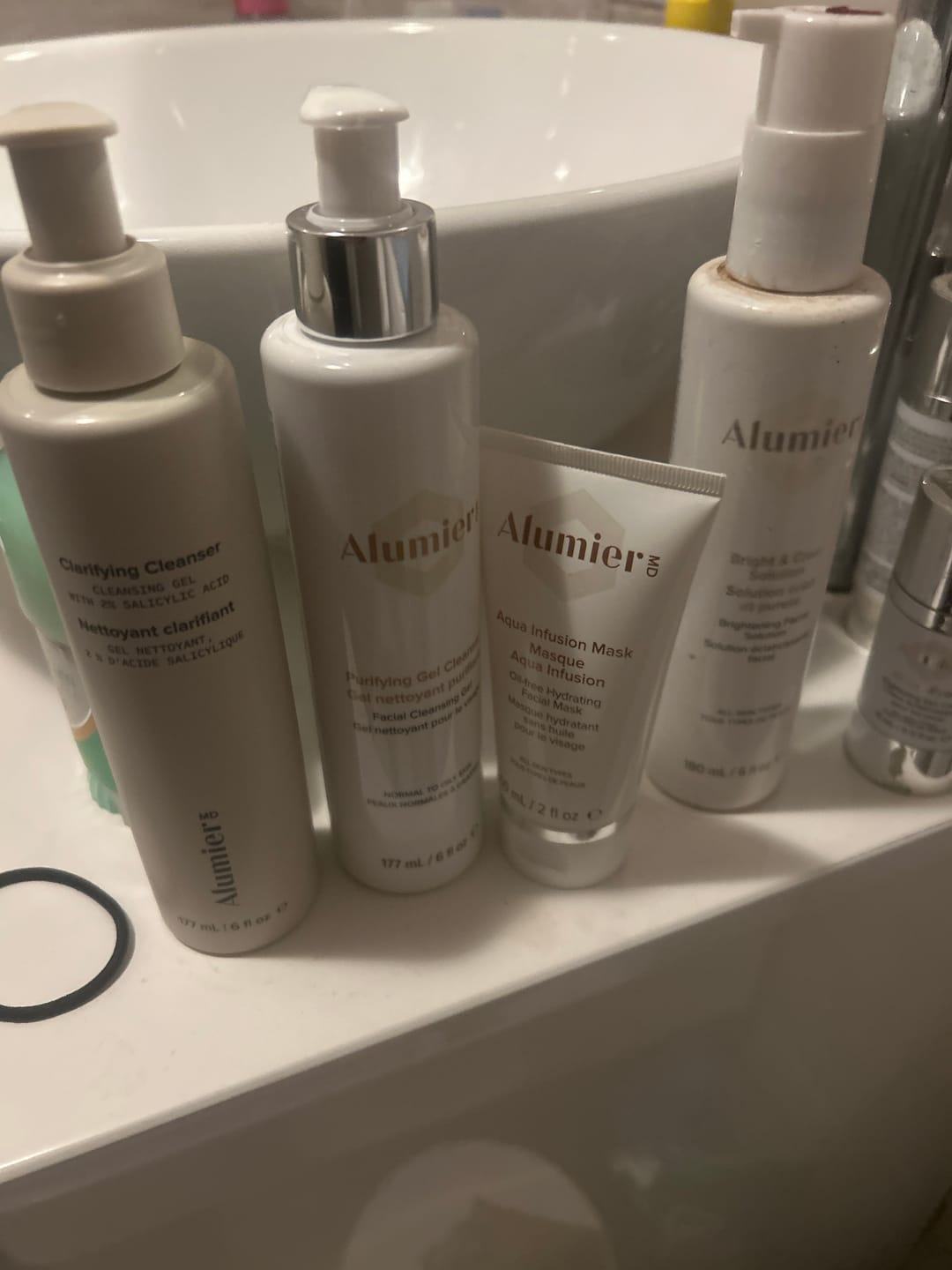 Customer photo review of Alumier Clarifying Cleanser (177ml)