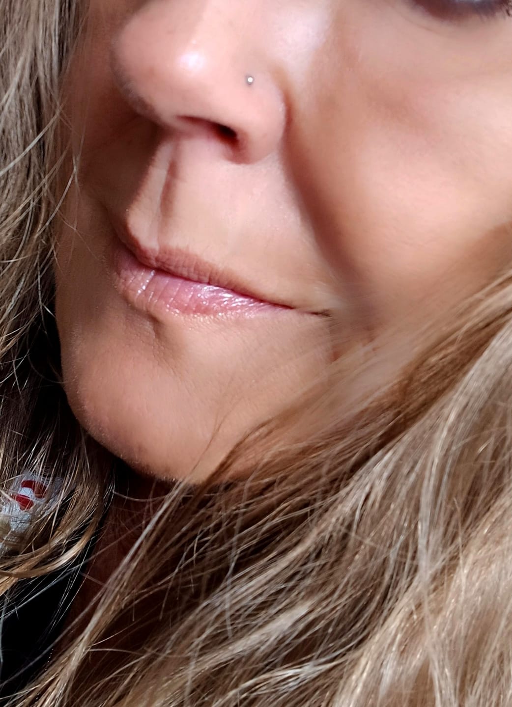 Customer photo review of Simple Dot Piercing | Titan