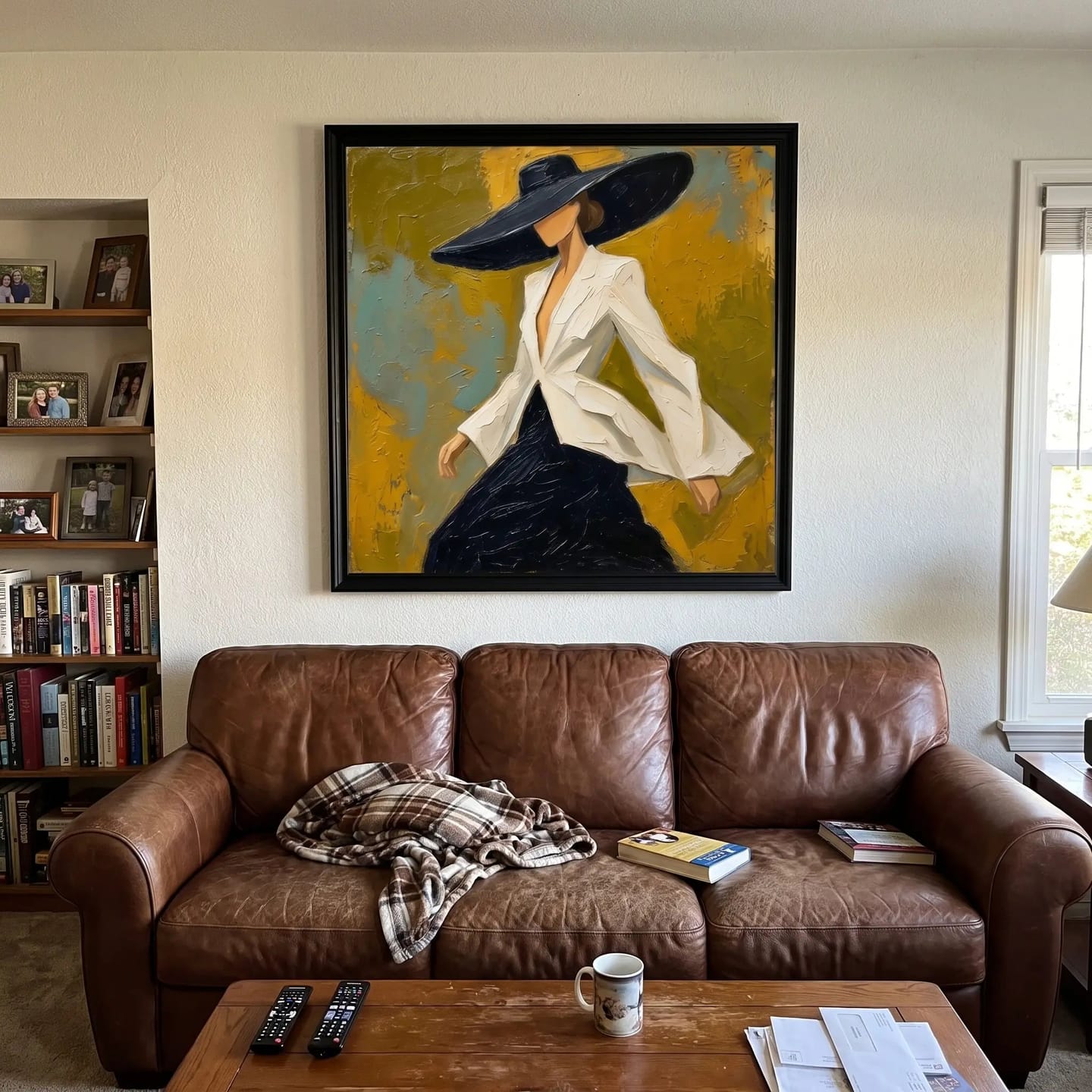 Customer photo review of Portrait Art Wide Hat Quiet Gaze #PR377