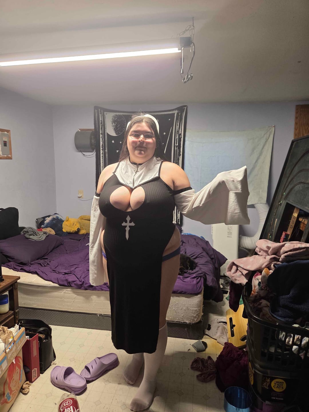 Customer photo review of Thorn Nun Cosplay Lingerie KO94