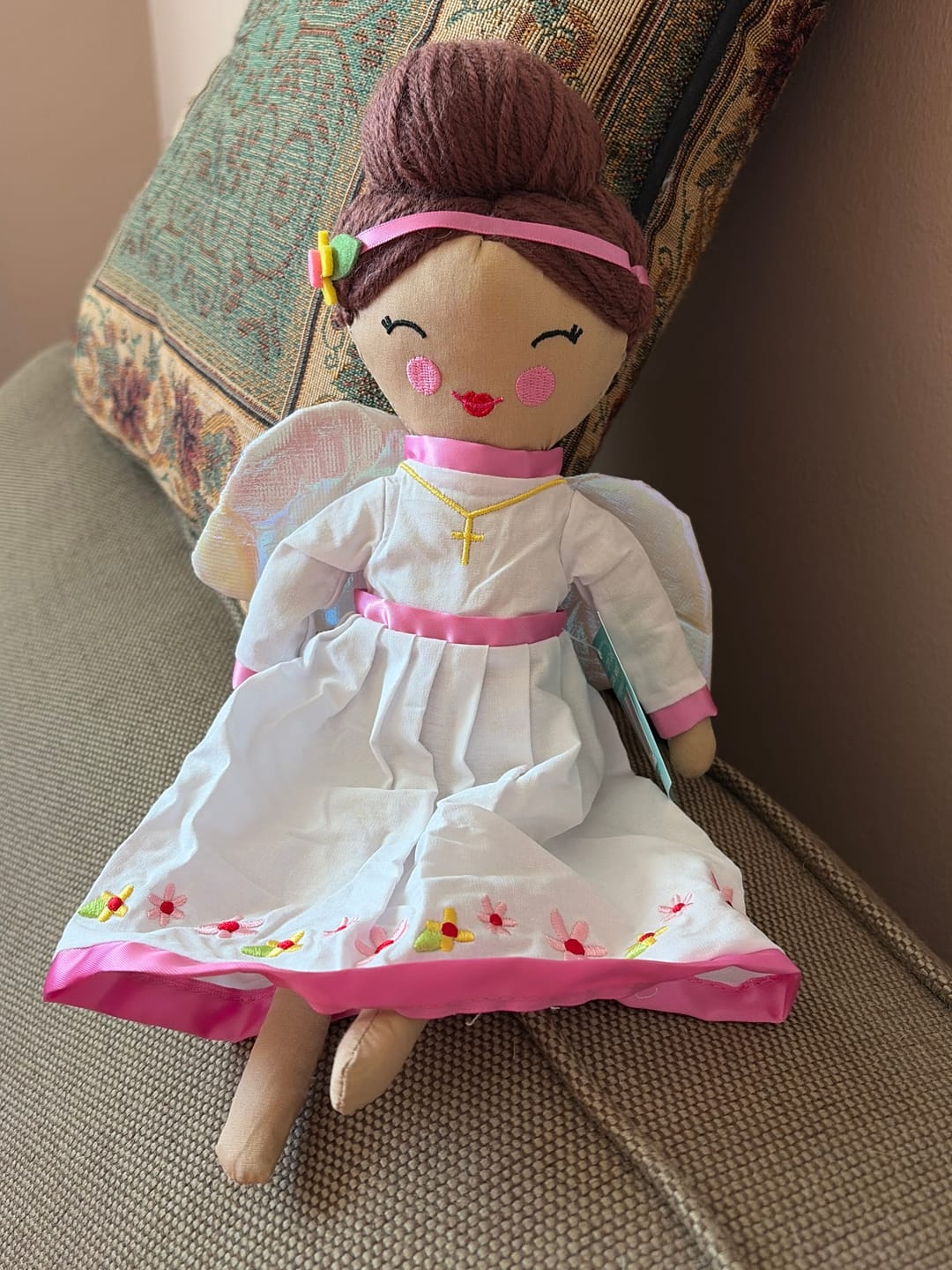 Customer photo review of Guardian Angel Rag Doll 12"