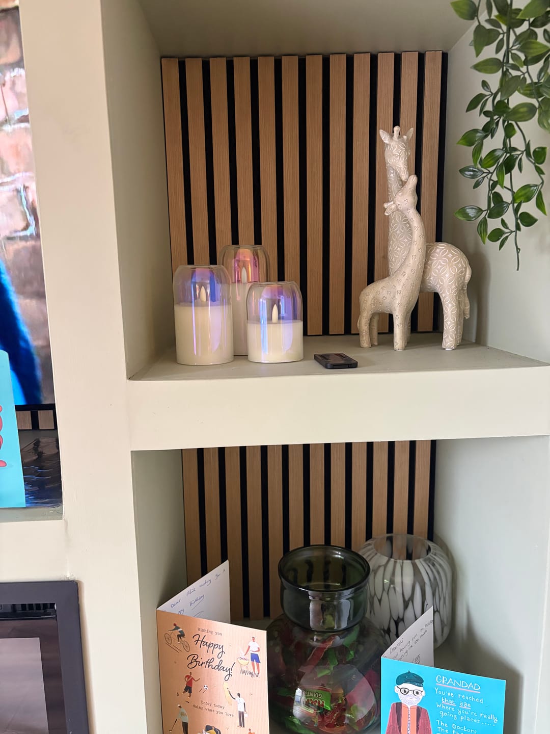 Customer photo review of Acoustic Slat Wall Panels Wooden Decorative Wall Panels Natural Oak Premium 2.4m x 0.6m
