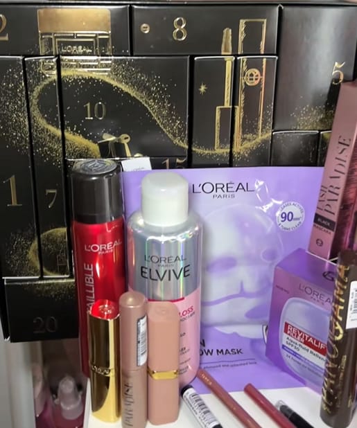 Customer photo review of Calendrier L'Oréal