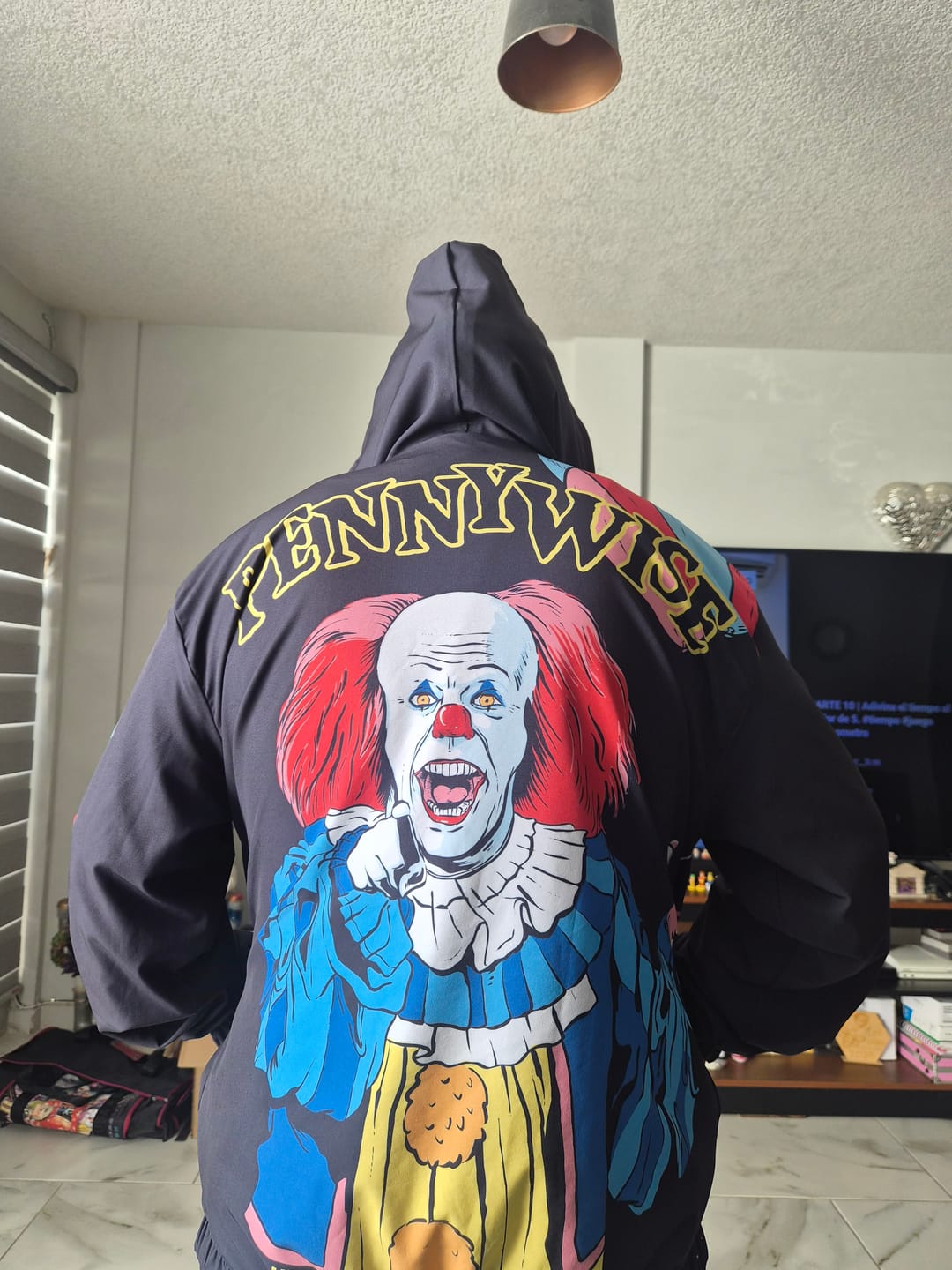 Customer photo review of Bomber Jacket It Pennywise