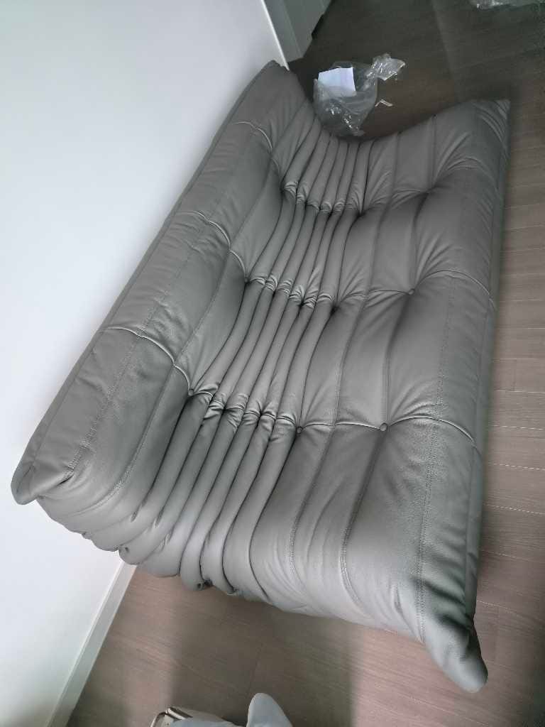 Customer photo review of TOGO LARGE SETTEE WITHOUT ARMS - 3 seater leather sofa