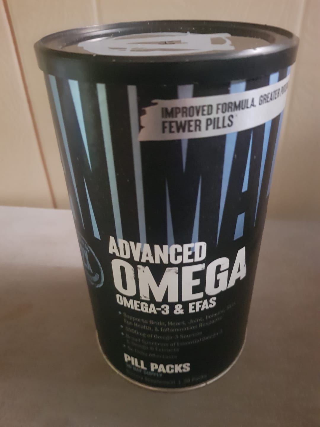 Customer photo review of Universal Nutrition - Animal Omega 3 Avançado - 30 Pack(s)