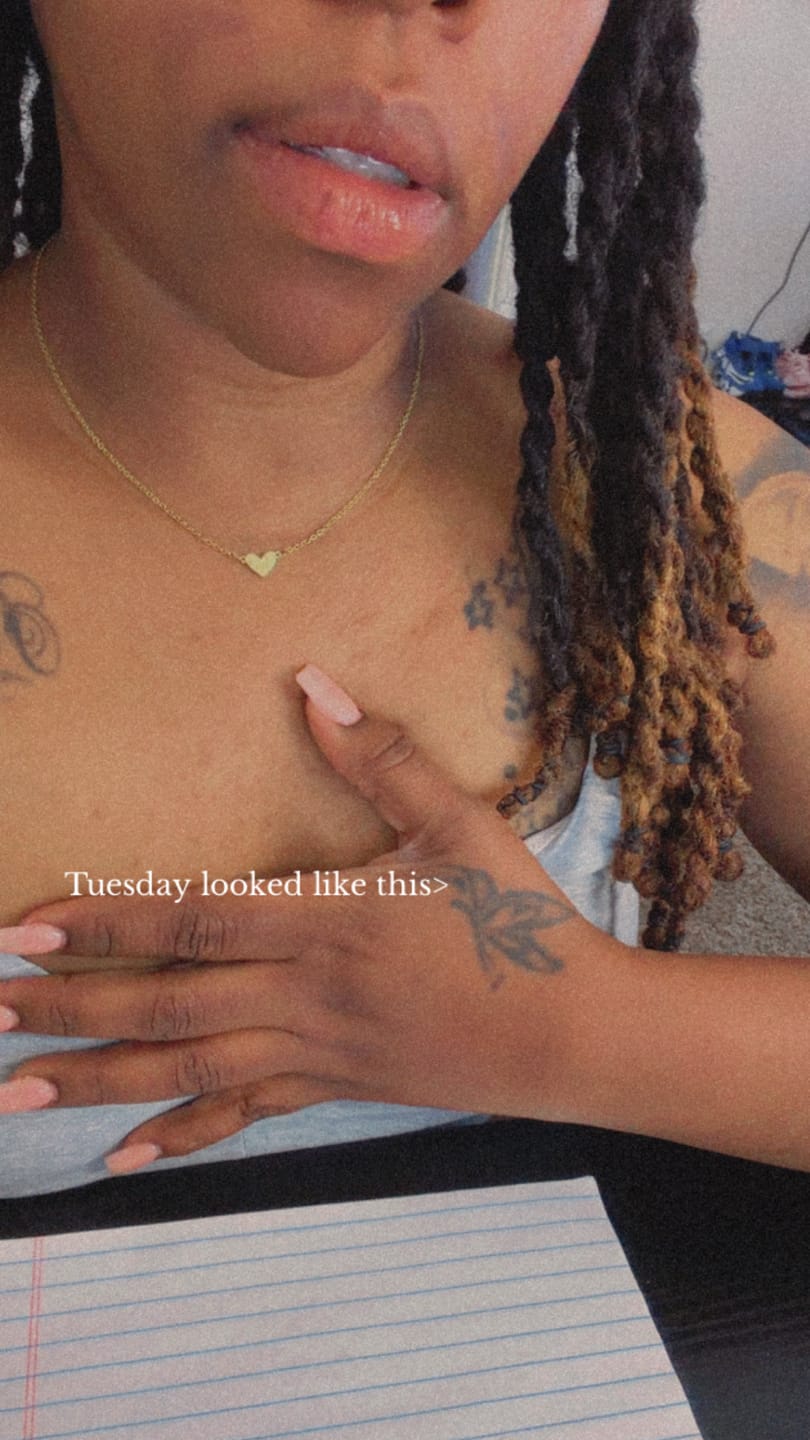 Customer photo review of The Heart Pendant Necklace