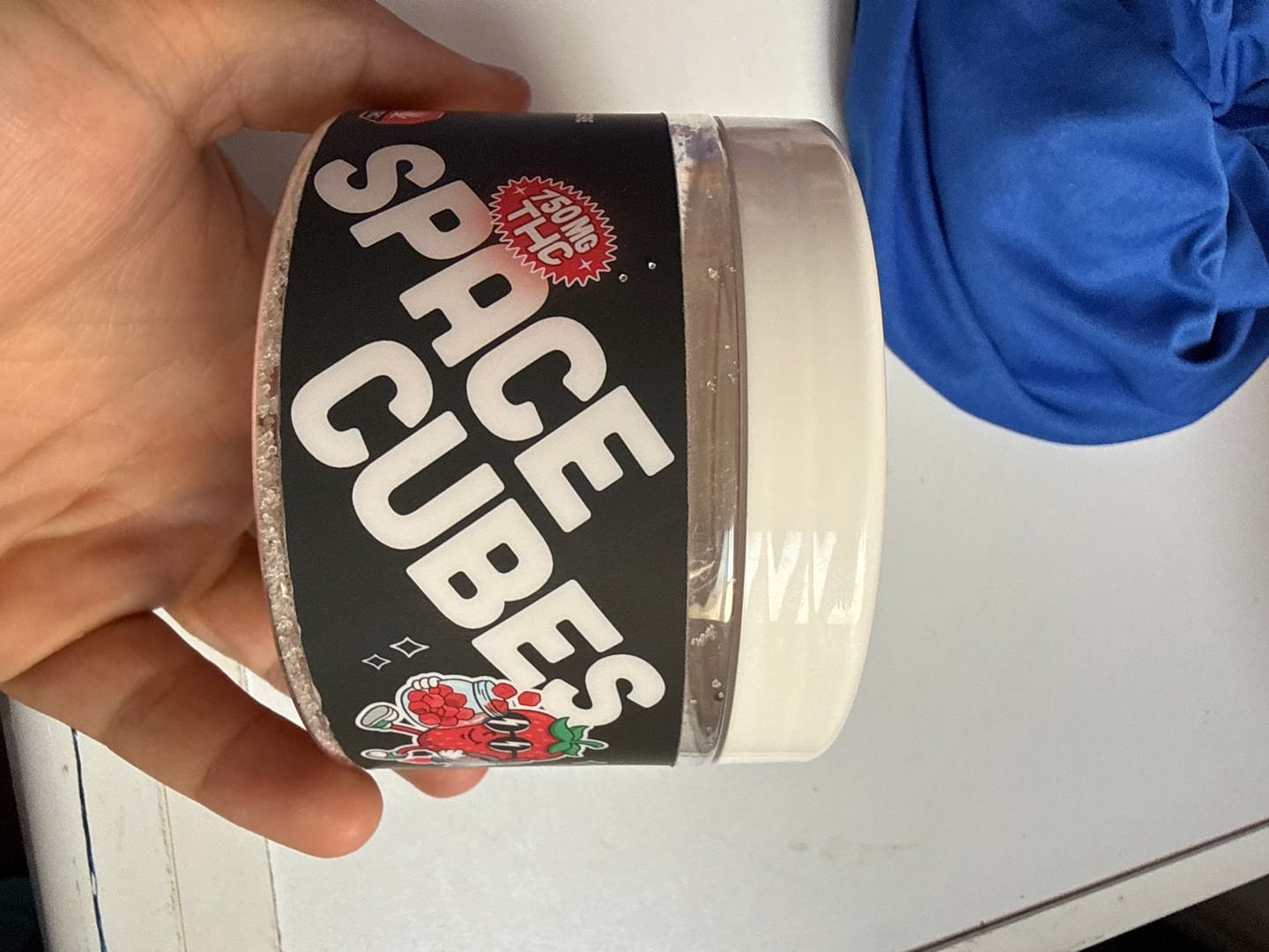 Customer photo review of THC Space Cubes 750mg