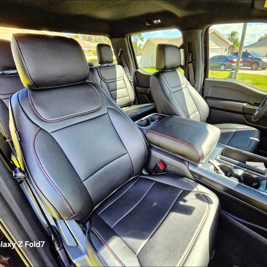 Customer photo review of 2021+ Ford F150 / 23+ F-250 F-350 Seat Covers (Custom Order)