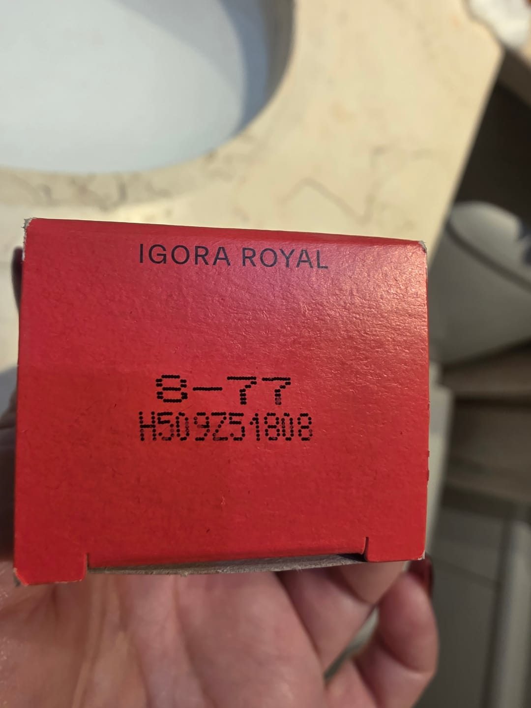 Customer photo review of IGORA ROYAL - Coloración Permanente - 60ml
