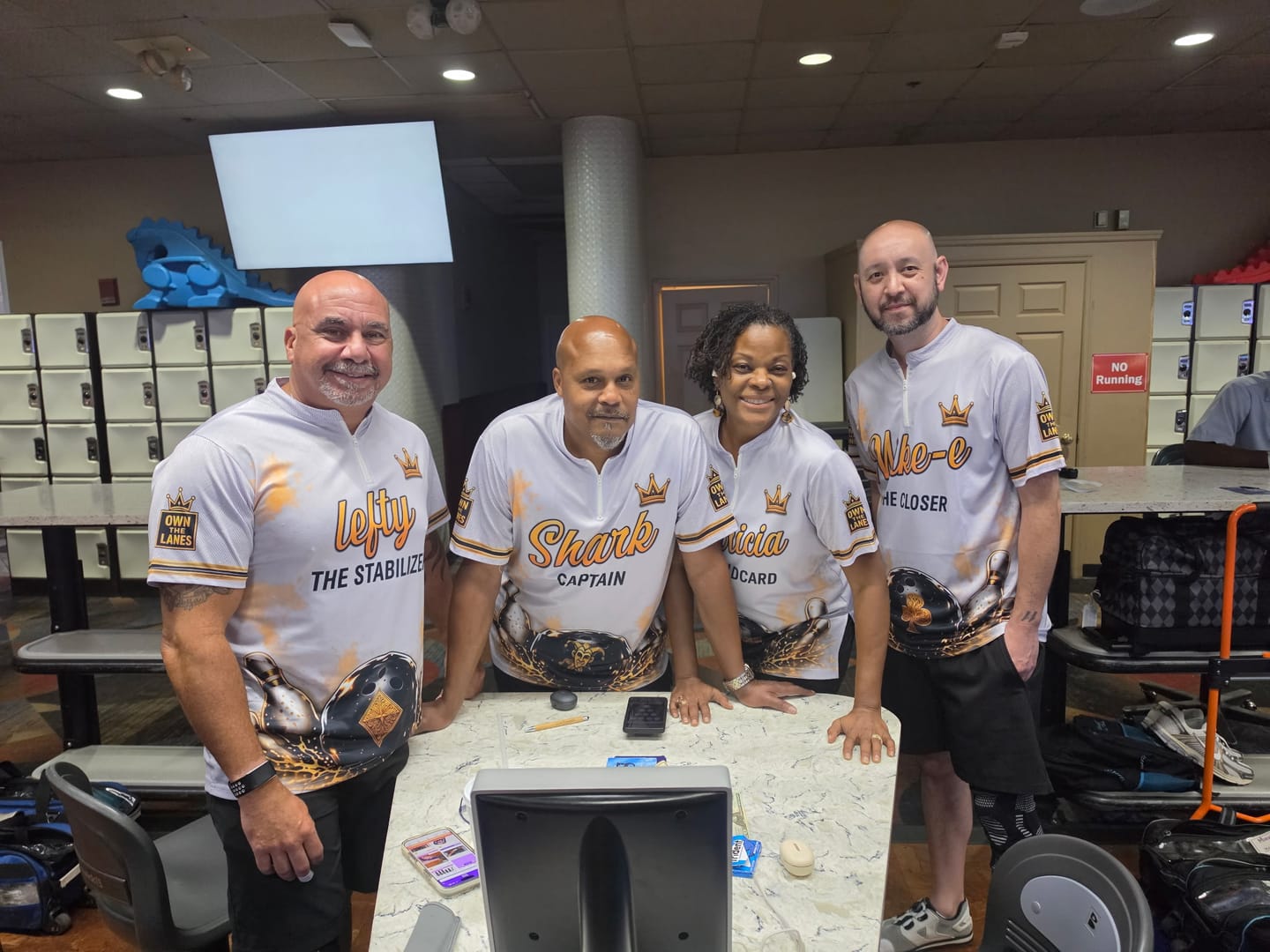 Customer photo review of Maxcorners Bowling Poker 3D Shirt For Michael