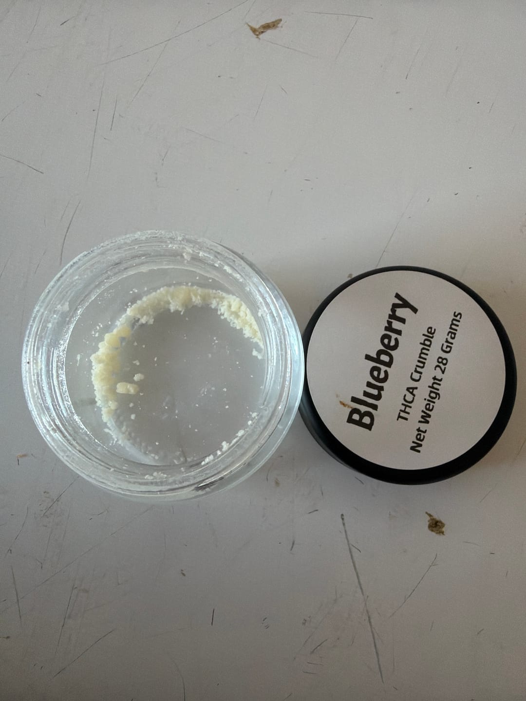 Customer photo review of Blueberry | THCA Crumble
