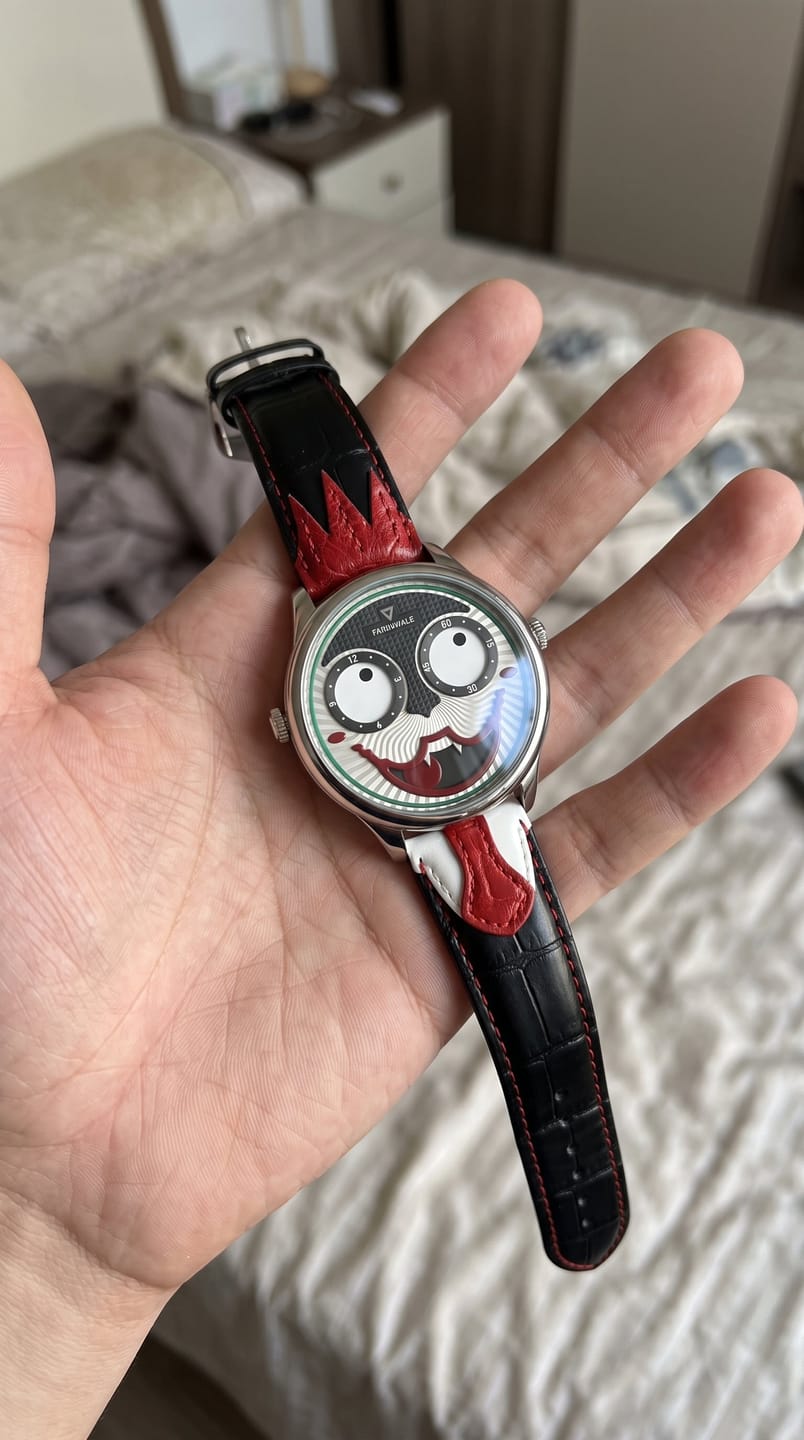 Customer photo review of Fairwhale FW-5600 JESTER – Rotating-Eye Men's Quartz Watch
