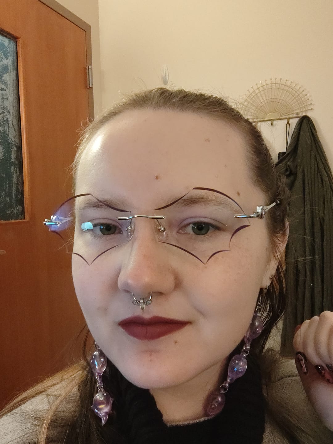 Customer photo review of Batty Eyeglasses