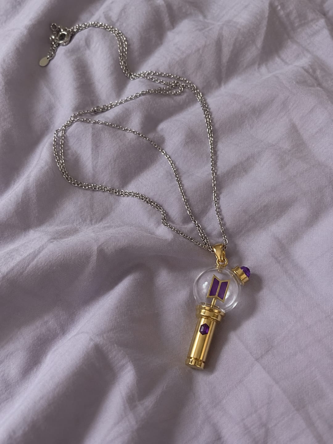 Customer photo review of Collar PurpleHeart© lightstick