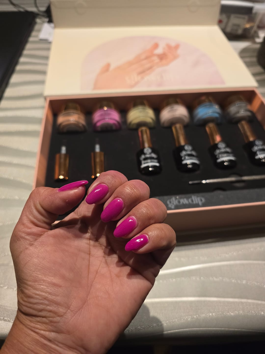 Customer photo review of Sweater Weather Dipping Powder