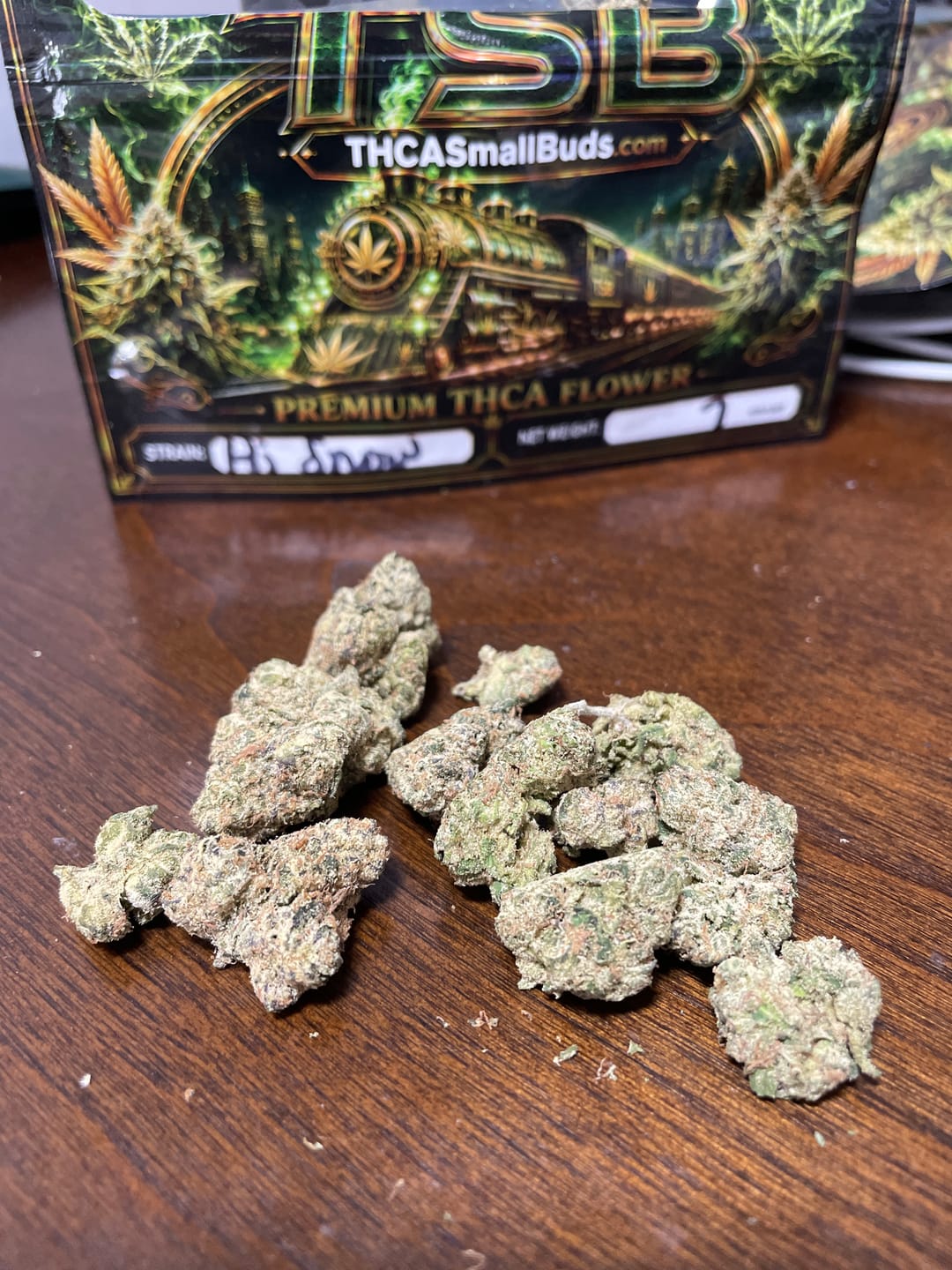 Customer photo review of Exotic Indoor Express THCA Flower (7 Grams)