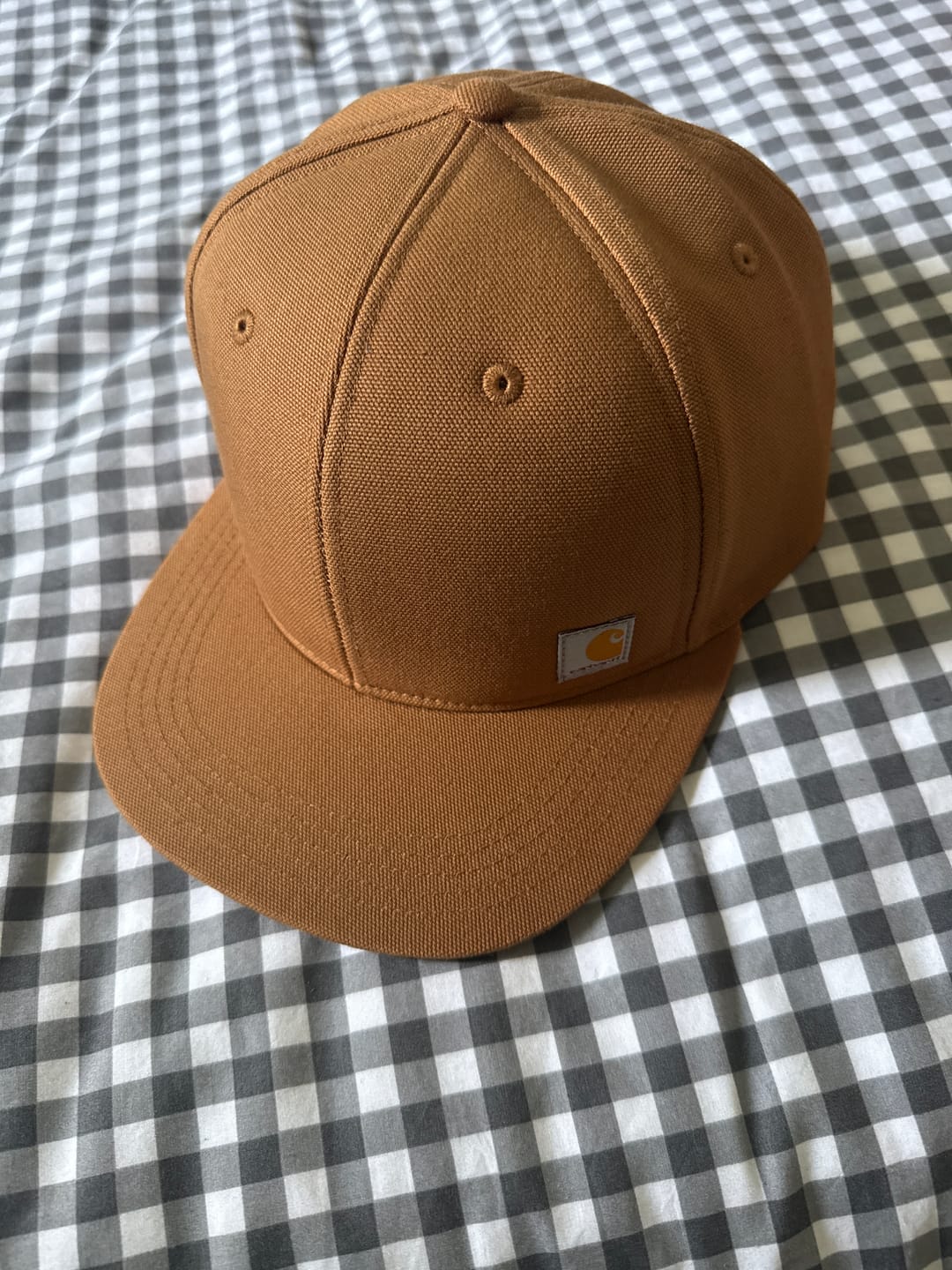 Customer photo review of Carhartt Firm Duck Flat Brim Cap