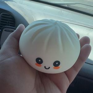 Customer photo review of Glitter Dumpling Squishy